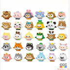 Compatible with LEGO Micro Particles Cartoon Doll Building Blocks Star Dew Puzzle Assembly Toys Cross-Border Stall Wholesale Gifts