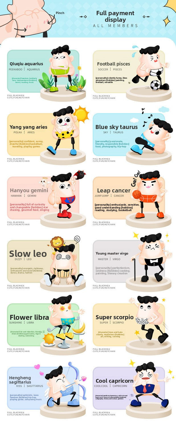 New Style Blackhead Pulling Stress Relief Pressure Reduction Toy Blackhead Pulling Beard Funny Key Chain Pendant Artifact