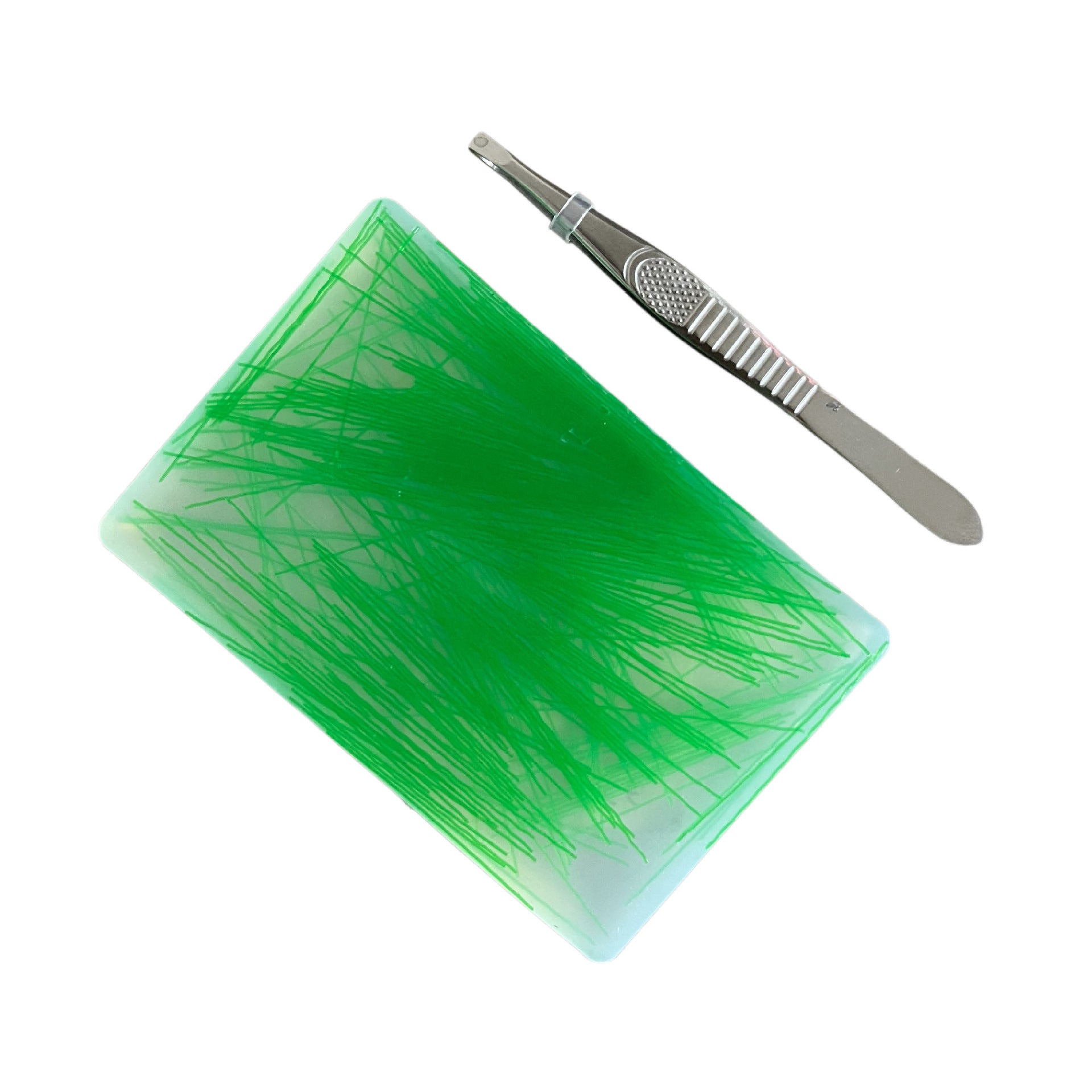 Rectangular Peeling Toy Silk Thread Fidget Toys Silicone Toy Sensory Stress Relief Toy