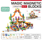 Slide Track Ball Magnetic Tiles Building Blocks Cross-Border Amazon Intelligence Assembly Boys' Toy Gift