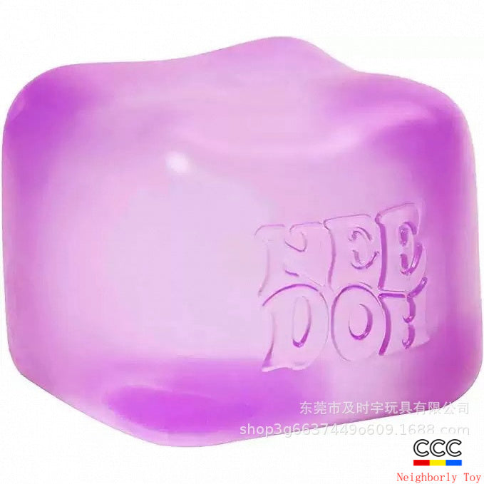 Schylling Needoh Nice Cube Sensory Toy Stress Relief Cube Squeeze Toy Stress Relief Toy