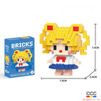 Compatible with LEGO Micro Particles Cartoon Doll Building Blocks Star Dew Puzzle Assembly Toys Cross-Border Stall Wholesale Gifts