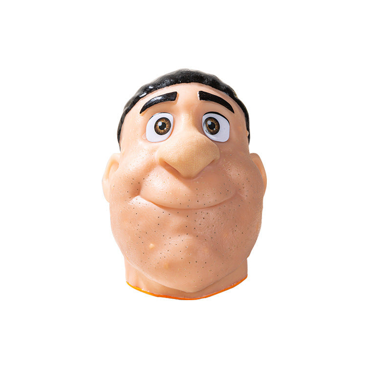 Stress Relief Artifact Pimple Squeezing Toy Big Head Blackhead Acne Nose Simulation Model Stress Relief Doll Toy
