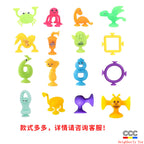 Cross-Border Hot Selling Luscious Suctions Sticky Music Children's Educational Sucker Soft Building Blocks Variety Assembling Science and Education Kindergarten Teaching Aids