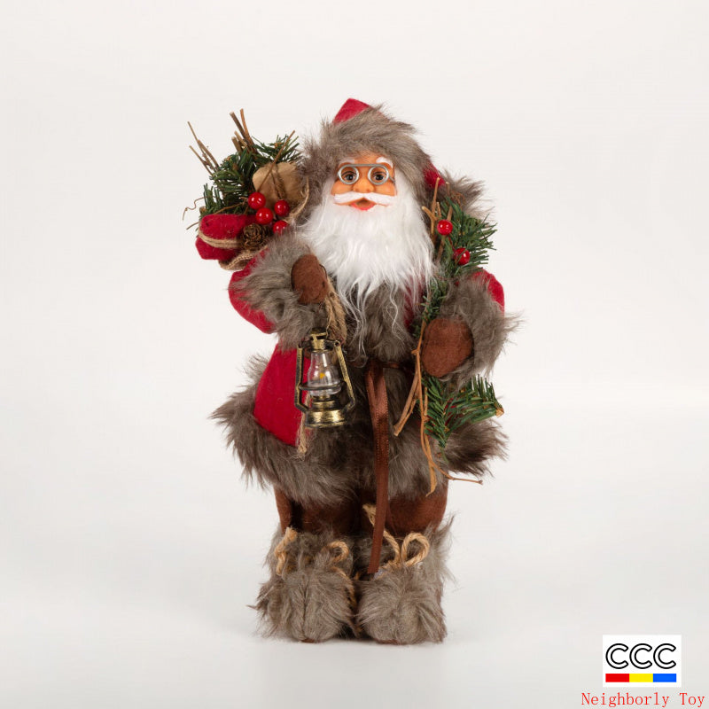 Cross-Border Christmas Santa Claus Figurine Christmas Decorations Christmas Doll Figurine Small Gift