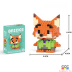 Compatible with LEGO Micro Particles Cartoon Doll Building Blocks Star Dew Puzzle Assembly Toys Cross-Border Stall Wholesale Gifts