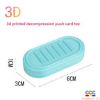 Hot Selling Children's 3D Printed Educational Magnetic Stress Relief Toy Push Card Finger Spinner Boys Handle Piece