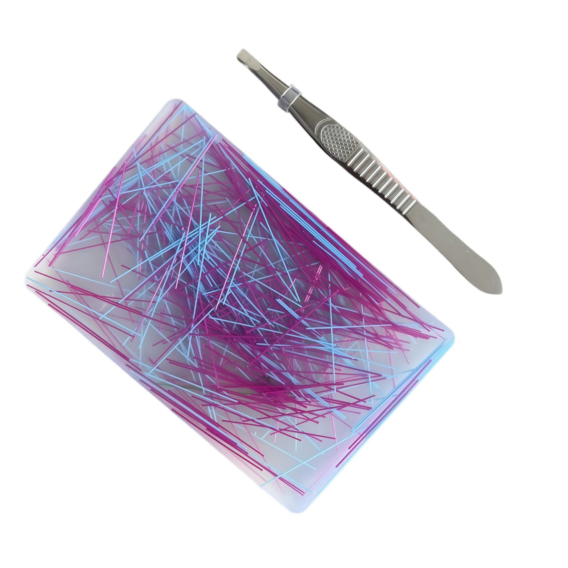 Rectangular Peeling Toy Silk Thread Fidget Toys Silicone Toy Sensory Stress Relief Toy