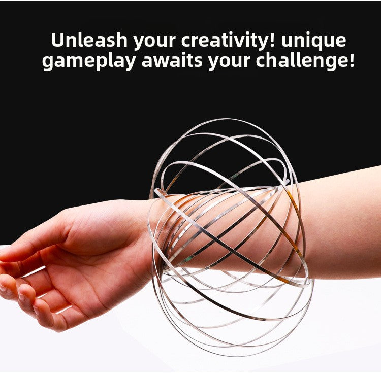 Magic Hand Ring Stress Relief Magic Hand Ring Ring Exercise Trick Toy Stress Relief Hand Ring Magic Fluid Hand Ring