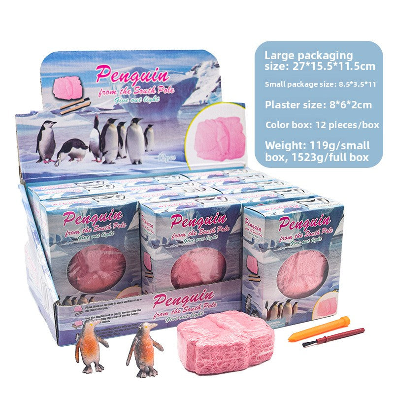 New Mermaid Tail Archaeological Dig Blind Box - Kids DIY Mini Colorful Dinosaur Gem Treasure Hunt Toy