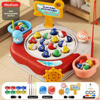 Children's Magnetic Fishing Toy Baby Early Education Educational Boys and Girls Electric Large Rotating Fishing Plate Parent-Child Interaction