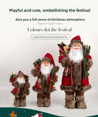 Cross-Border Christmas Santa Claus Figurine Christmas Decorations Christmas Doll Figurine Small Gift