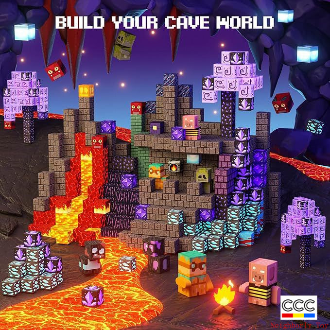 Magnetic Cubes Obsidian Phantom Gate Magnetic Blocks Magnetic Pieces Children DIY