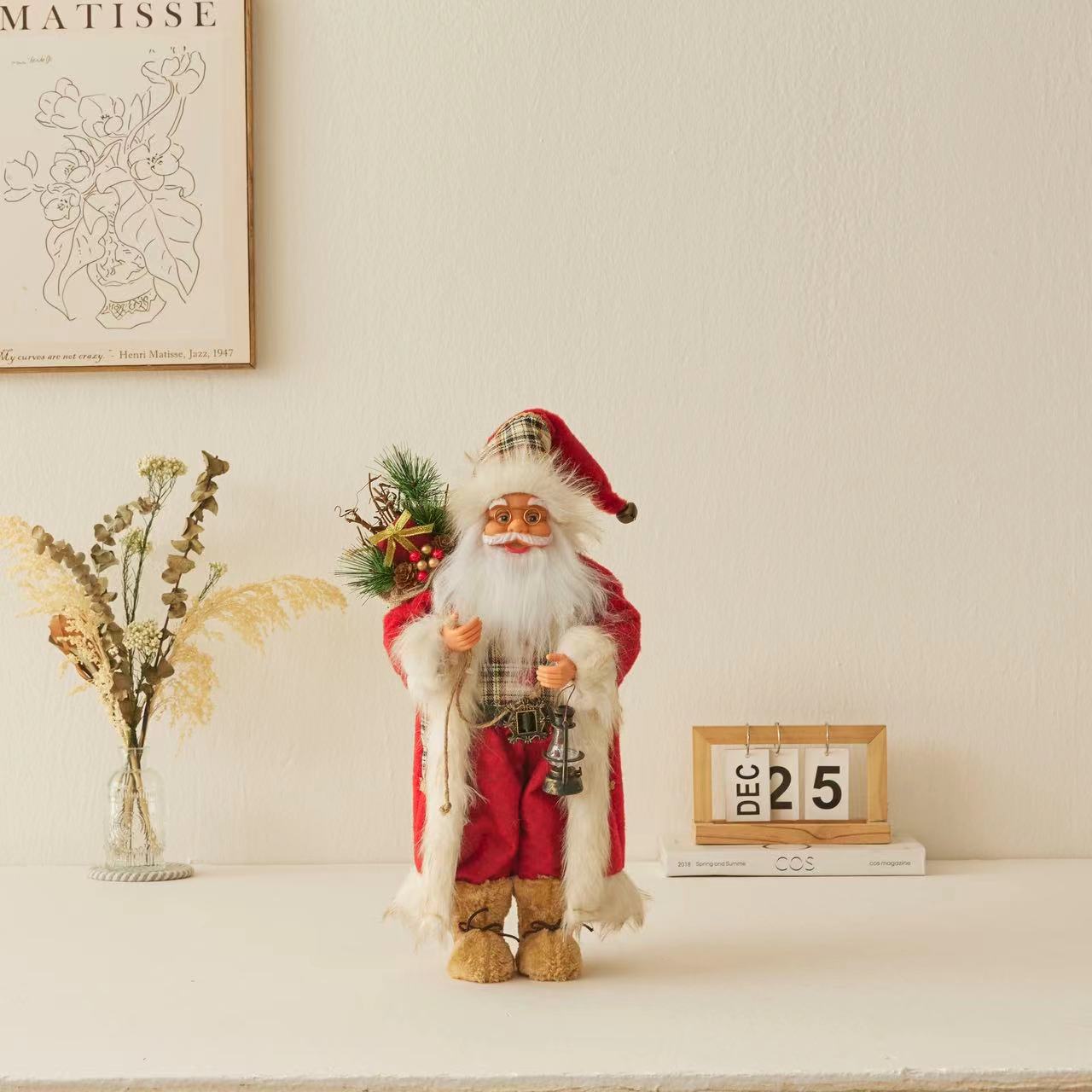 Cross-Border Christmas Santa Claus Figurine Christmas Decorations Christmas Doll Figurine Small Gift