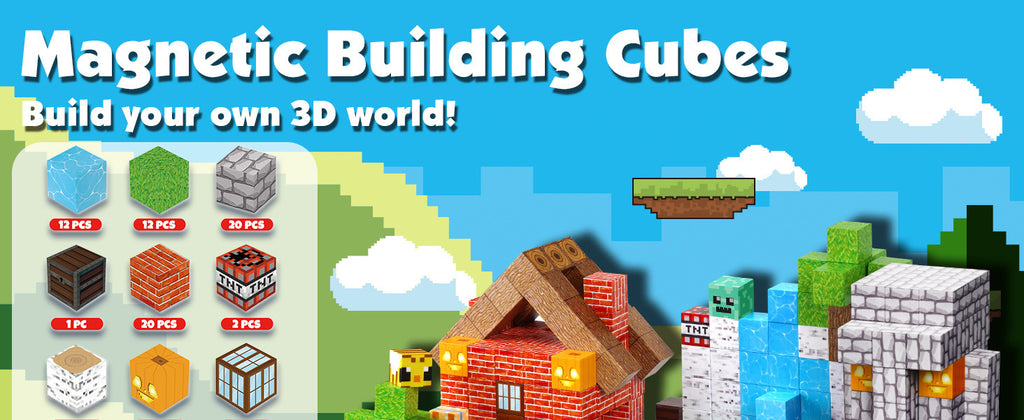 Magnetic Cubes Obsidian Phantom Gate Magnetic Blocks Magnetic Pieces Children DIY