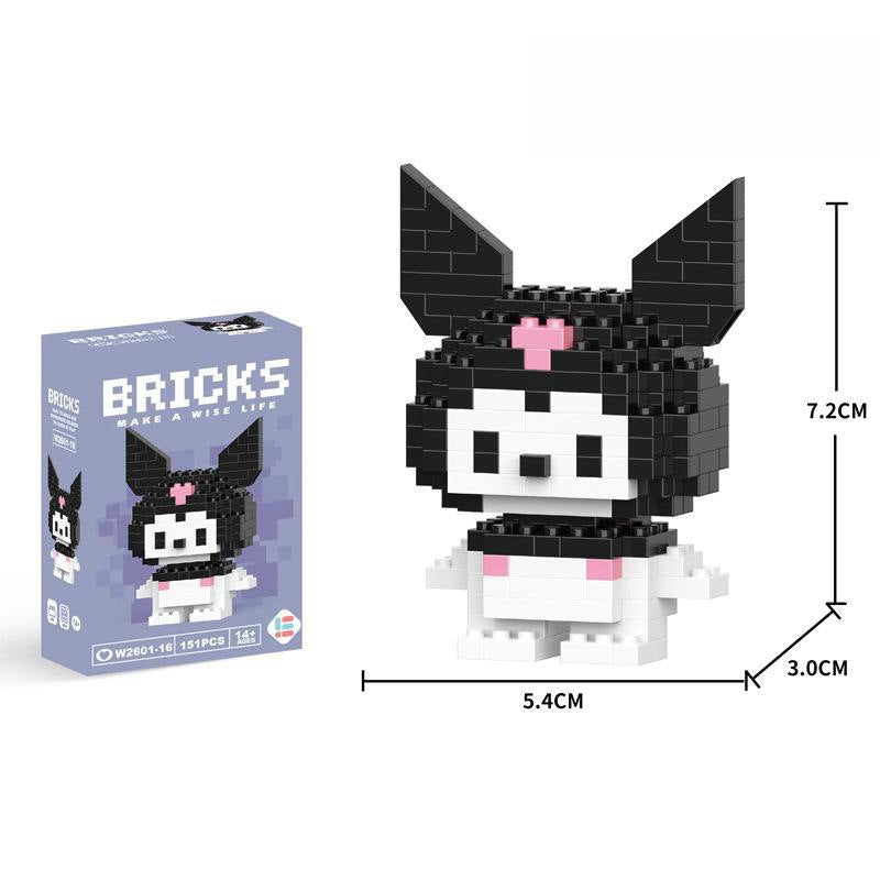 Compatible with LEGO Micro Particles Cartoon Doll Building Blocks Star Dew Puzzle Assembly Toys Cross-Border Stall Wholesale Gifts