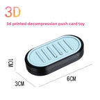 Hot Selling Children's 3D Printed Educational Magnetic Stress Relief Toy Push Card Finger Spinner Boys Handle Piece