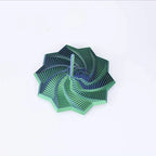 3D Printed Optical Illusion Folding Children's Educational Toy Polygonal Radish Tower Stress Relief Spiral Three-Dimensional Design Toy