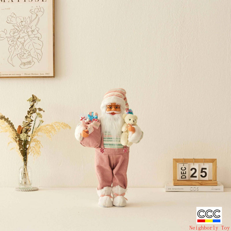 Cross-Border Christmas Santa Claus Figurine Christmas Decorations Christmas Doll Figurine Small Gift
