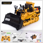 2.4G Alloy Remote Control Excavator Dump Truck Bulldozer Engineering Vehicle Toy Bilingual