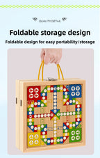 Two-Player Battle Bounce Chess Flying Chess Multi-Functional Desktop Game Children's Parent-Child Interactive Educational Board Game Toy