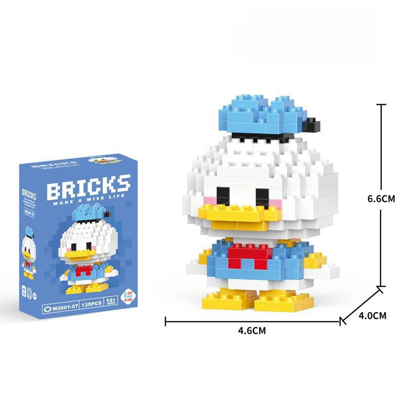 Compatible with LEGO Micro Particles Cartoon Doll Building Blocks Star Dew Puzzle Assembly Toys Cross-Border Stall Wholesale Gifts