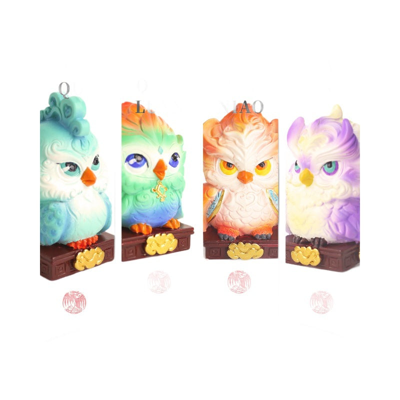 Archaeological Phoenix Raising Nine Sons Dragon Giving Birth to Nine Cubs Chinese Mythology Excavation Blind Box Ancient Myth Children's Treasure Digging Toy