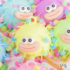Creative Stress Relief Squeeze Toy Hot Fluffy Ball Soft TPR Big Mouth Vent Ball EDC Stress Relief Toy