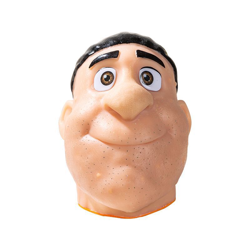 Stress Relief Artifact Pimple Squeezing Toy Big Head Blackhead Acne Nose Simulation Model Stress Relief Doll Toy