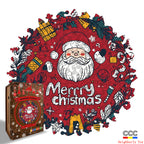 Cross-Border Wooden Santa Claus Puzzle Toy Irregular Shaped Puzzle Game Money Box Gift Stress Relief Game