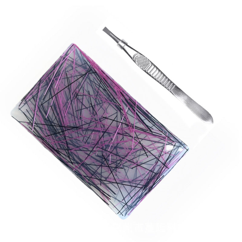 Rectangular Peeling Toy Silk Thread Fidget Toys Silicone Toy Sensory Stress Relief Toy