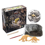 New Mermaid Tail Archaeological Dig Blind Box - Kids DIY Mini Colorful Dinosaur Gem Treasure Hunt Toy