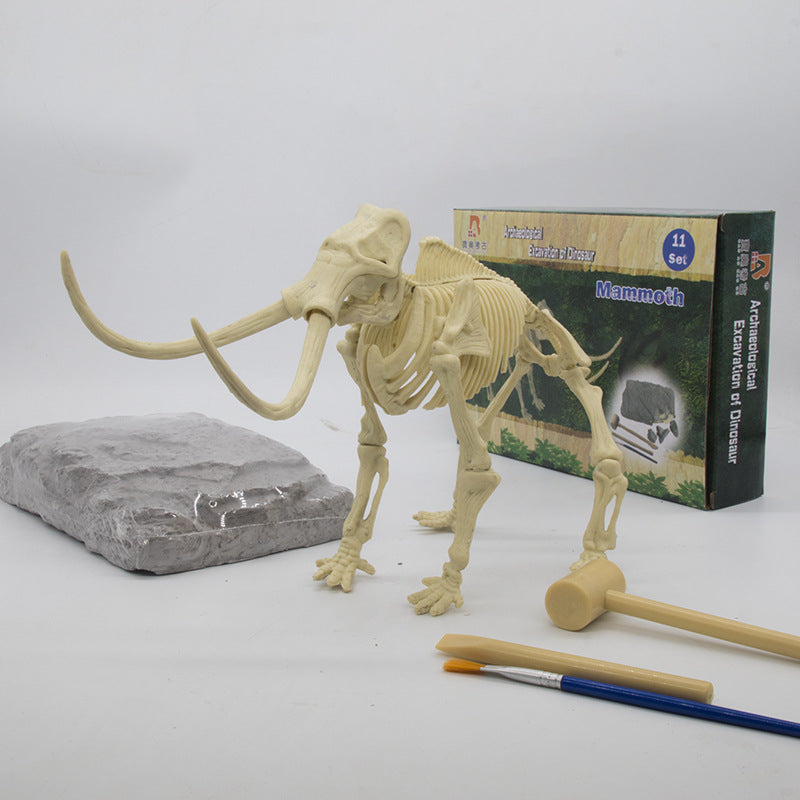T-Rex Dinosaur Fossil Skeleton Dig Blind Box - Kids DIY Gem Treasure Hunting Archaeological Toy