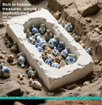 Blue and White Porcelain Treasure Dig Kit - Girls DIY Traditional Culture Archaeological Blind Box Gift