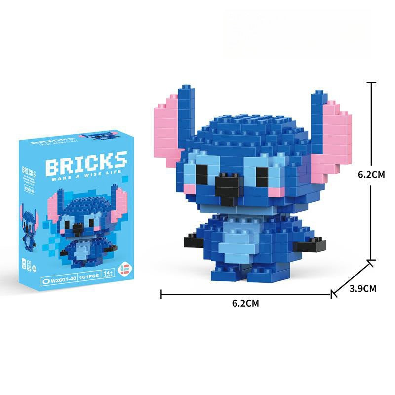 Compatible with LEGO Micro Particles Cartoon Doll Building Blocks Star Dew Puzzle Assembly Toys Cross-Border Stall Wholesale Gifts