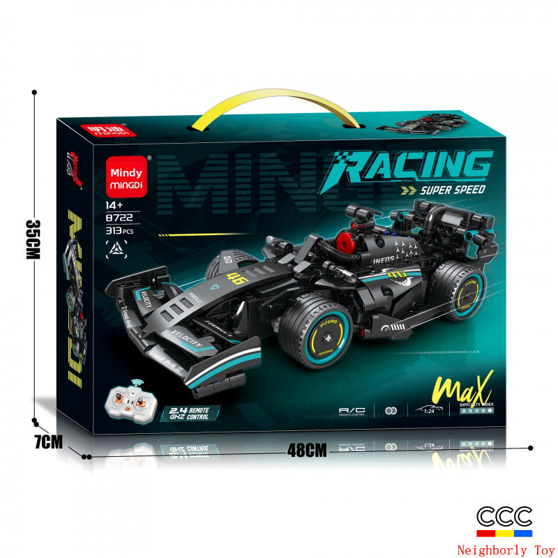 Mingdi 2.4G Remote Control Building Blocks 99A Tank Military Model Compatible with Lego Assembly Children's Toys Student Gift