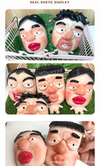 My Colleague Squeeze Toy Creative Office Funny Stress Relief Ornament Pimple Squeezing Slow Rebound Venting Big Eye Toy