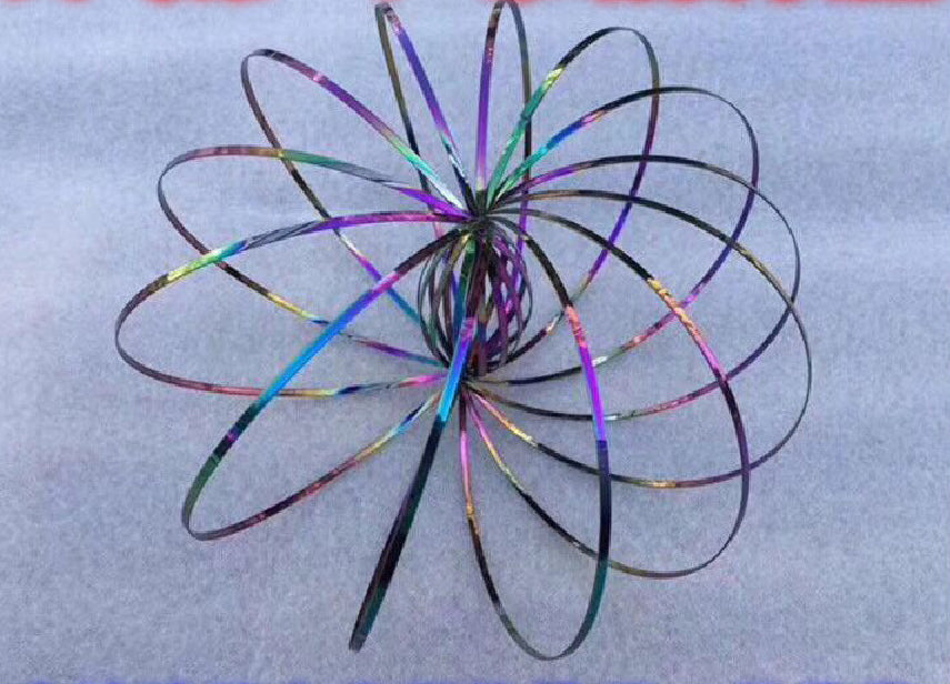 Magic Hand Ring Stress Relief Magic Hand Ring Ring Exercise Trick Toy Stress Relief Hand Ring Magic Fluid Hand Ring