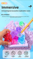 Mermaid Tail Planet Wand Archaeological Dig Blind Box - Girls DIY Space Craft Kids Toy