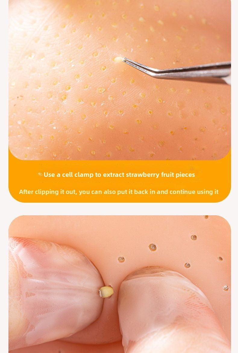 Stress Relief Artifact Pimple Squeezing Toy Big Head Blackhead Acne Nose Simulation Model Stress Relief Doll Toy