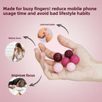 Cross-border new children's sensory toys silicone magnetic ball multi-texture sensory ball puzzle decompression toy spot