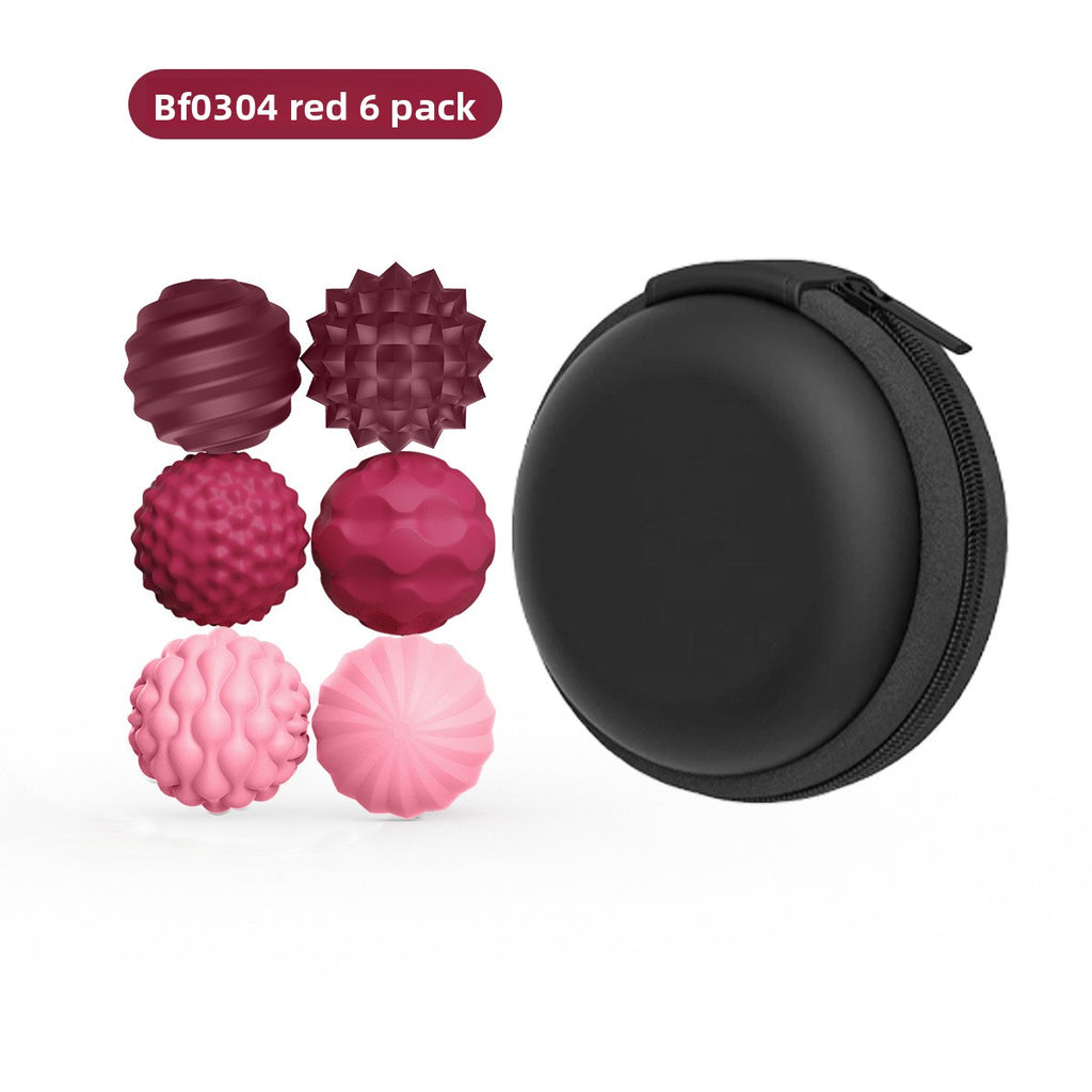 Cross-border new children's sensory toys silicone magnetic ball multi-texture sensory ball puzzle decompression toy spot