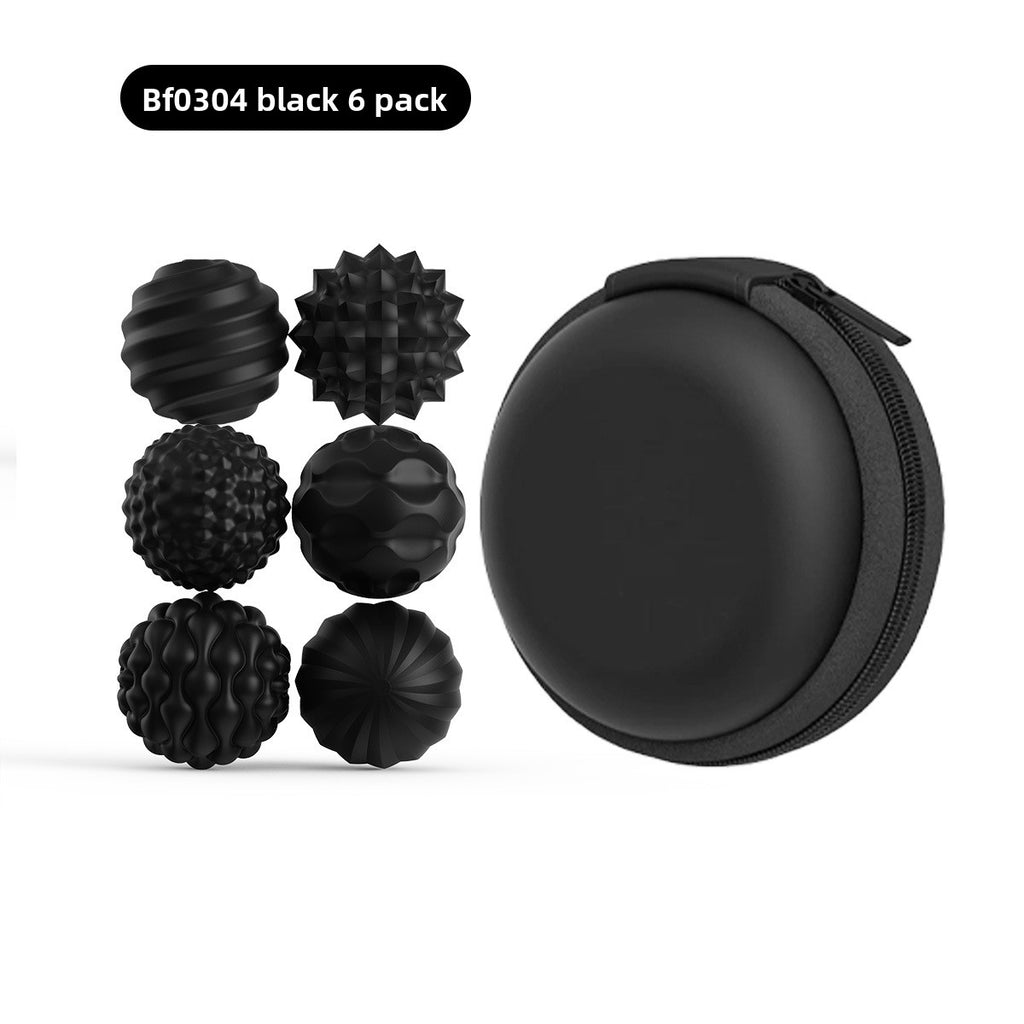 Cross-border new children's sensory toys silicone magnetic ball multi-texture sensory ball puzzle decompression toy spot