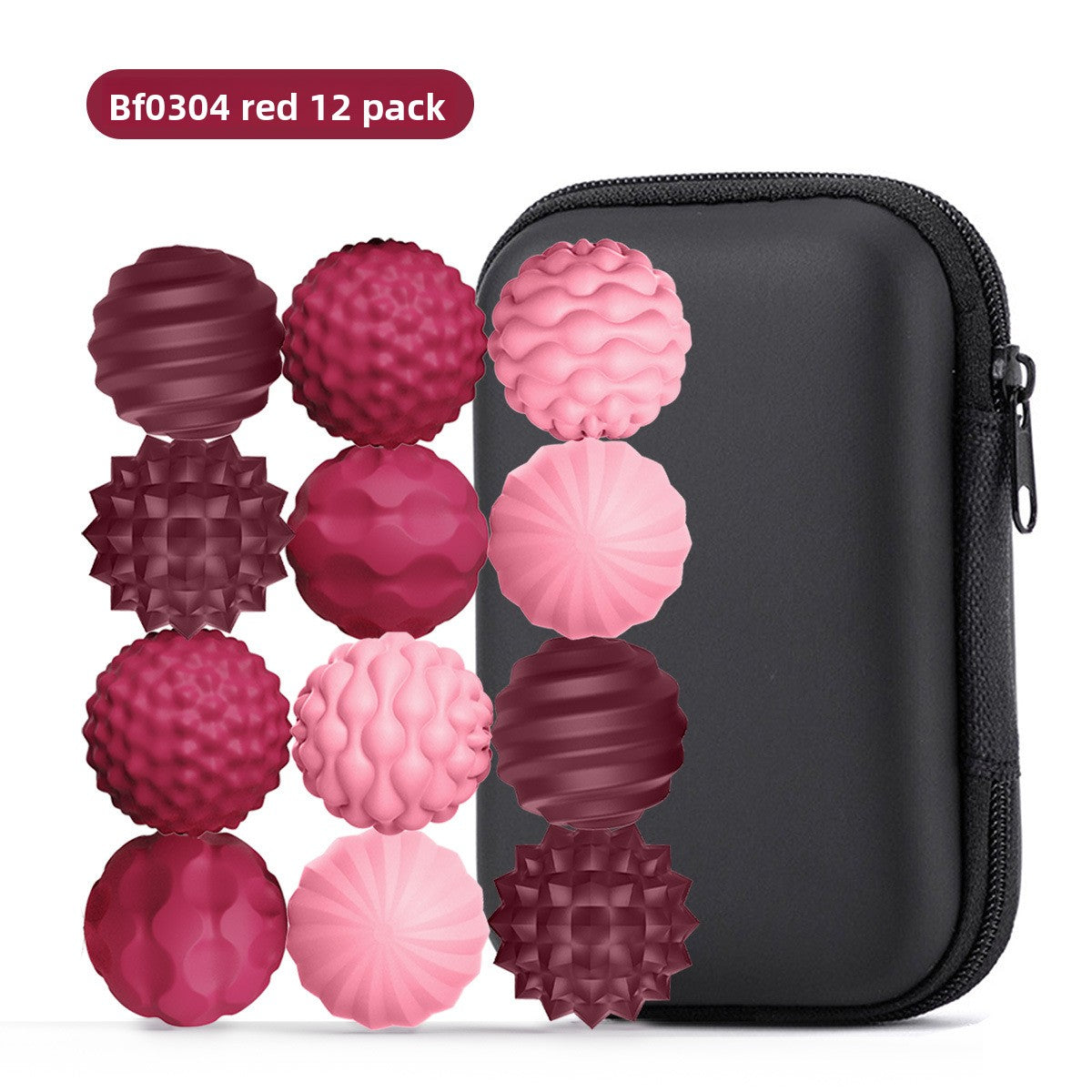 Cross-border new children's sensory toys silicone magnetic ball multi-texture sensory ball puzzle decompression toy spot